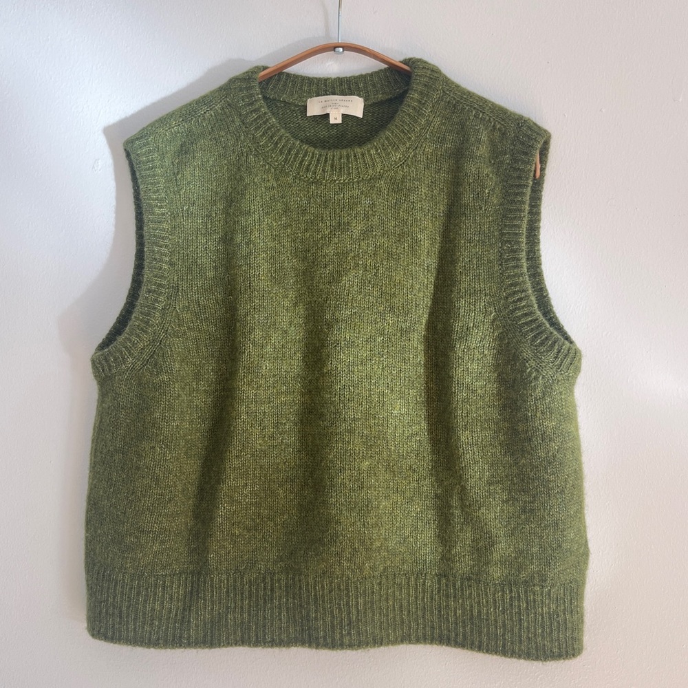 Sezane vest in Merino/Alpaca blend. Size M